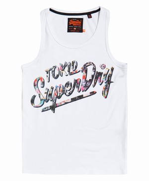 Superdry Ticket Type Férfi Mellény Fehér | QNUHB5206